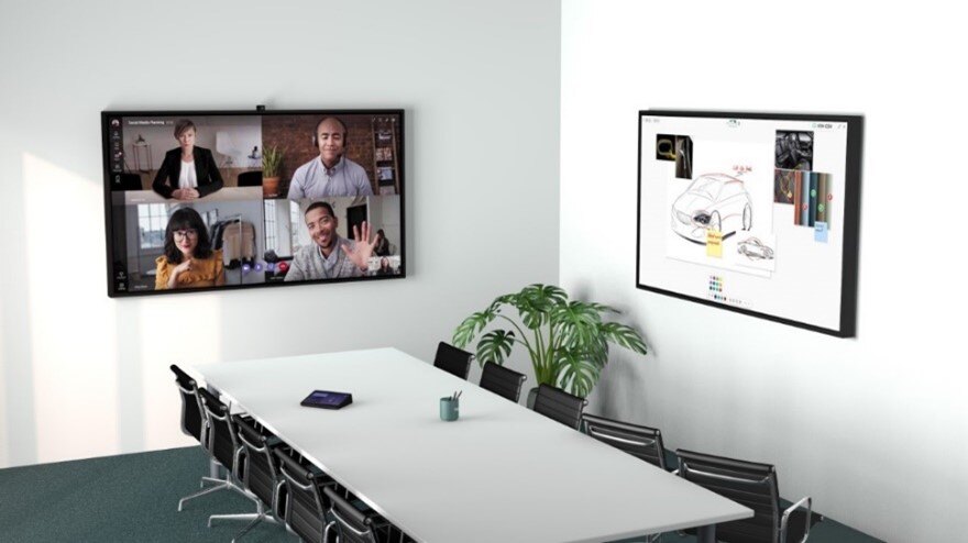 Dual Displays in the Meeting Room