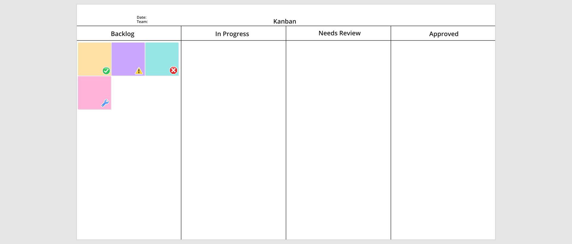 Whiteboard template project